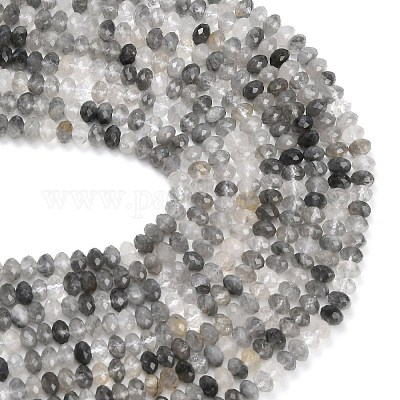 Естественный облачно кварц бисер пряди&nbsp;G-C280-A16-02-1