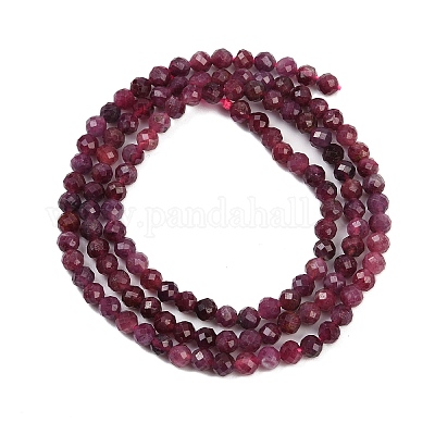 Натуральный турмалин бисер нитей&nbsp;G-F789-03-3mm-1