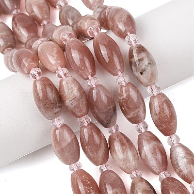 Натуральный Sunstone бисер пряди&nbsp;G-G453-C06-8x13mm-1