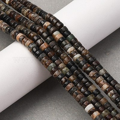 Природного биотита нитей бисера&nbsp;G-L624-I12-2x4mm-1