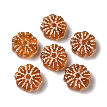 Прозрачные бусины лэмпворк LAMP-P065-03A-03-1