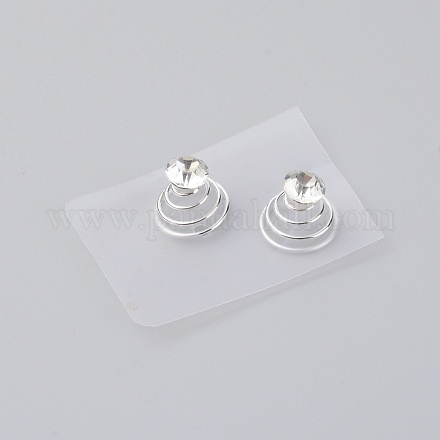 Спиральные заколки для волос из сплава аксессуары для волос из сплава&nbsp;OHAR-WH0019-09-1