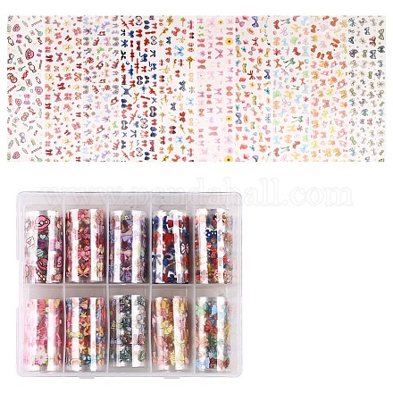 10 рулон наклеек для переноса ногтей&nbsp;MRMJ-R090-68-1