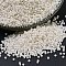 MIYUKI Delica Beads, Cylinder, Japanese Seed Beads, 11/0, (DB0211) Opaque Limestone Luster, 1.3x1.6mm, Hole: 0.8mm, about 10000pcs/bag, 50g/bag