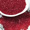 Transparent Colours Glass Round Seed Beads, Dark Red, 2~2.5x1.5mm, Hole: 1mm, about 28125pcs/pound