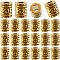 100Pcs Tibetan Style Alloy Beads, Lead Free & Cadmium Free, Column, Antique Golden, 9x7mm, Hole: 3.5mm