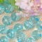 Transparent Acrylic Beads, Round, Sky Blue, 14mm, about 318pcs/497g