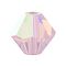 Preciosa® Crystal Beads, Czech Crystal, Bicone(451 69 302 Rondelle), 71350 200 Rose Opal AB, 6mm, Hole:1mm
