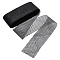 Polyester Ribbons, Deco Ribbons, Black, 3-1/4 inch(81mm), about 27.34 Yards(25m)/pc