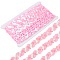 Polyester Paillette Beads, Sequins Beads, Ornament Accessories, Paillette Roll, Wave, Pink, 17mm, 11m/roll
