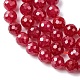 Нити бусин из красного корунда&nbsp;G-Z123-A01-6mm-4