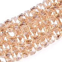 Гальванизируйте прозрачное стекло бисер нитей&nbsp;EGLA-N022-04A-D16