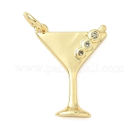 Латунные микро проложить кубического циркония подвески&nbsp;KK-Z120-57A-G