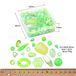 100g акриловые бусины&nbsp;SACR-YW0001-41D
