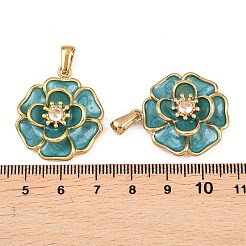 Подвески из нержавеющей стали 304 со стразами&nbsp;STAS-P438-09G