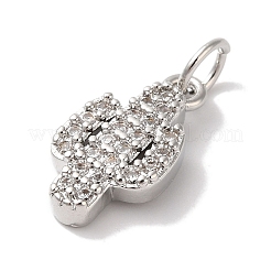 Подвески из латуни и кубического циркония&nbsp;KK-L216-063P