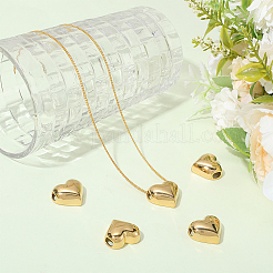 5 шт. бусины из нержавеющей стали марки 304&nbsp;STAS-BBC0007-35