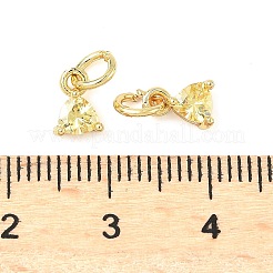 Латунные микро проложить кубического циркония подвески&nbsp;KK-I355-14G