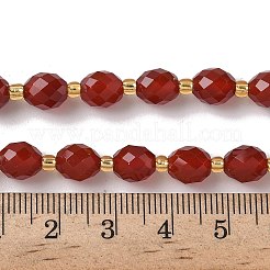 Природного сердолика нитей бисера&nbsp;G-F809-A22-01