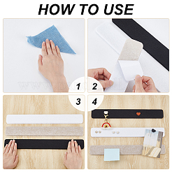 12 шт. 3-х цветные самоклеящиеся фетровые поделки&nbsp;FIND-PH0027-74