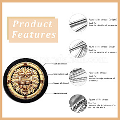 2м медная проволока канитель&nbsp;CWIR-BBC0001-06A