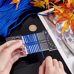 Акриловые линейки для вязания&nbsp;TOOL-WH0125-93