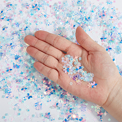 100 г светящиеся лазерные ПЭТ пластиковые блестки для ногтей&nbsp;MRMJ-ME0001-08