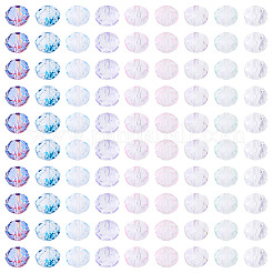 90 шт. 9-х цветные прозрачные стеклянные бусины&nbsp;GLAA-TA0003-33