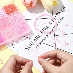 Наборы стеклянных бусин смешанного стиля&nbsp;SEED-YW0002-60A