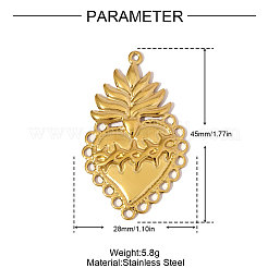 Подвески из нержавеющей стали 304&nbsp;STAS-OY006-19G