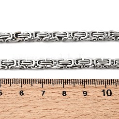 Не тускнеющие ожерелья из византийской цепи из нержавеющей стали 201&nbsp;NJEW-V0313-02