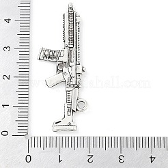 Тибетский стиль сплава Пистолет-пулемет подвески&nbsp;TIBEP-Q043-134-RS