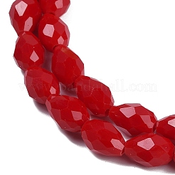 Непрозрачные однотонные нити бусин&nbsp;LS-EGLA-N013-P6mm-D07