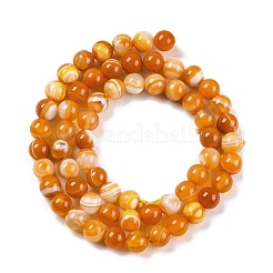 Натуральные полосатые агатовые / полосатые агатовые бусинки&nbsp;LS-G-H037-A02-01