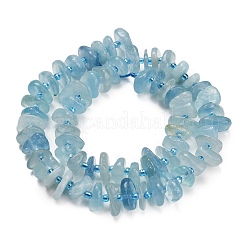 Природные Аквамарин бисер нитей&nbsp;G-Z124-A03-01