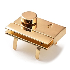 Застежки для кошелька с замком из цинкового сплава&nbsp;PURS-PW0005-094LG