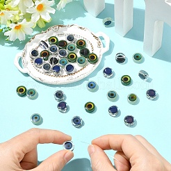 40шт 4 цвета стеклянные бусины&nbsp;GLAA-YW0005-44