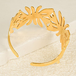 Браслеты-манжеты из нержавеющей стали 304 в европейском и американском стиле для женщин&nbsp;JS5877-2