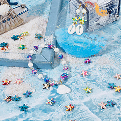 120шт 12 цвета синтетические бирюзовые бусины&nbsp;G-SC0003-26B