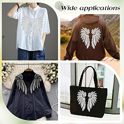 2 шт. 2 стиля полиэстеровой вышивки пришивные аппликации&nbsp;DIY-CY0001-02A-01