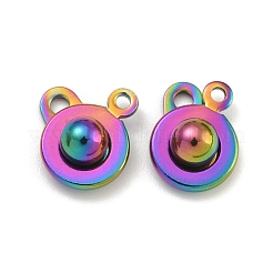 Ионное покрытие (ip) 201 застежки-кнопки из нержавеющей стали&nbsp;STAS-F139-082M