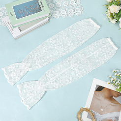 1 пара нарукавников из полиэстера для женщин&nbsp;AJEW-GF0011-86