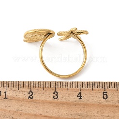 Кольцо-манжета из нержавеющей стали 304 для женщин&nbsp;RJEW-Z088-02G-03