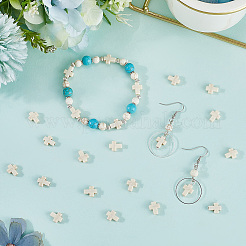 1000 шт. непрозрачные акриловые бусины с эффектом кракле&nbsp;OACR-SC0002-24