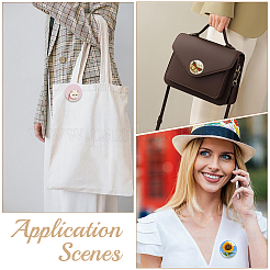 300 шт. прозрачная защитная пленка для значка питомца&nbsp;AJEW-CP0010-04A