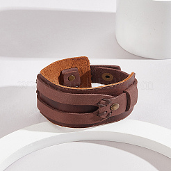 1шт браслеты из искусственной кожи в стиле панк для мужчин&nbsp;BJEW-LP0001-19