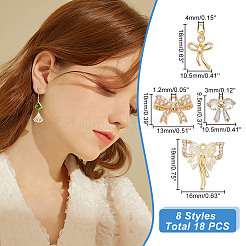Подвески из сплава и латуни с кубическим цирконием&nbsp;ZIRC-AR0001-27