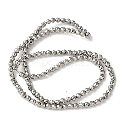 Запекание ниток окрашенных синтетических немагнитных гематитовых бусин&nbsp;G-H020-K01-10