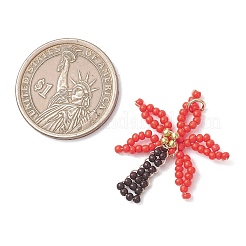 Стеклянные подвески из бисера&nbsp;PALLOY-MZ01251-02