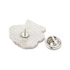 Эмалированная булавка с латунными защелками-бабочками&nbsp;JEWB-A006-04A